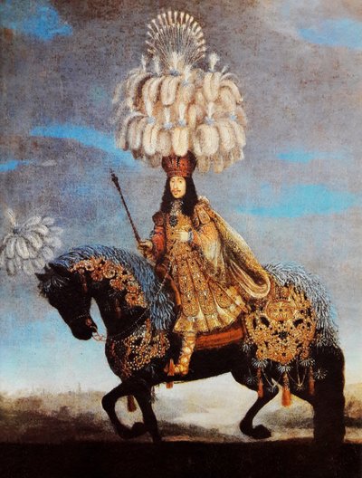 Leopold I on Horseback in a Costume for a Horse-Ballet by Jan Thomas van Ieperen
